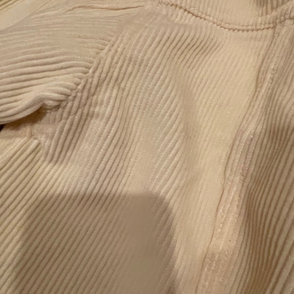 Light Yellow Corduroy Trucker Jacket - Picture 5 of 5